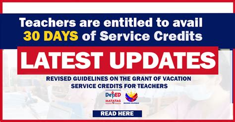 vsc meaning in deped|GRANTING OF VACATION SERVICE CREDITS TO TEACHERS .